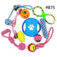 Manufacturer Wholesale 12 packs dog rope toys kit Durable Chewing Dog Toy set interactive dog toy